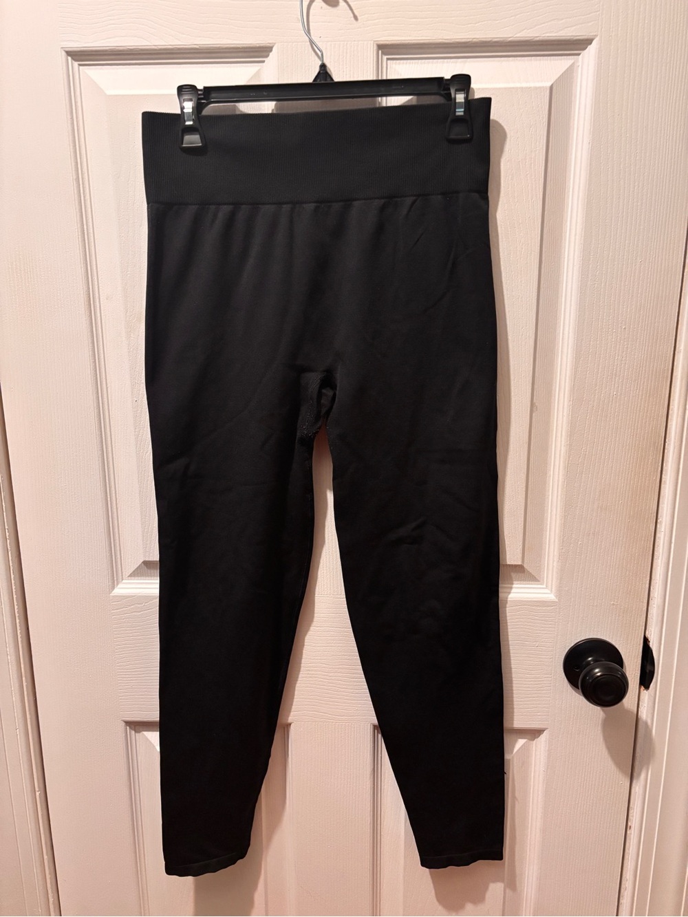 PINK Victoria's Secret Solid Black seamless High-Rise Leggings